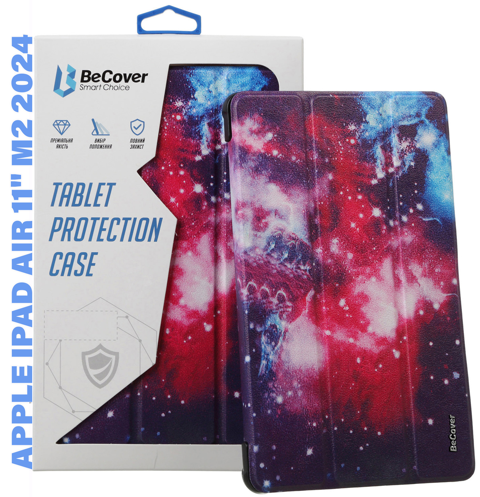 Чохол-книжка BeCover Smart Case для Apple iPad Air 11" M2 2024 Space-0